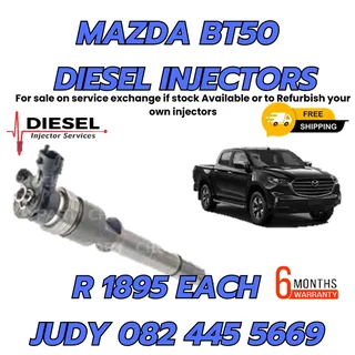 Mazda BT50 Diesel Injectos for sale on service exchange or to recon