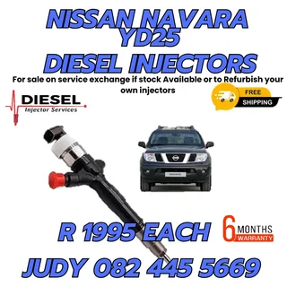 Nissan Navara YD25 Diesel Injectors