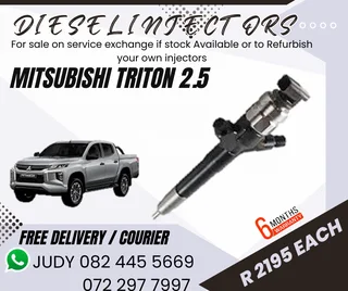 Mitsubishi Triton 2.5 Diesel Injectors