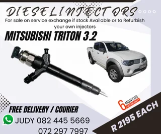 Mitsubishi Triton 3.2 Diesel Injectors