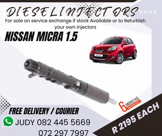 Nissan Micra 1.5 Diesel Injectors