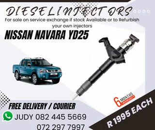 Nissan Navara YD25 Diesel Injectors