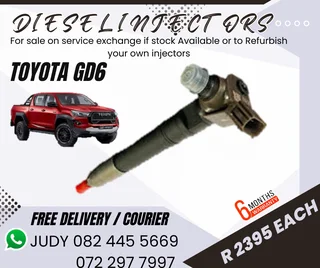 Toyota GD6 Diesel Injectors
