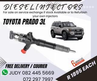 Toyota Prado 3L Diesel Injectors