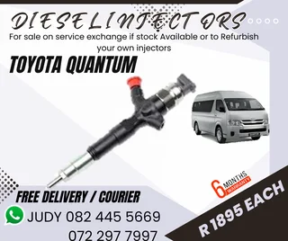 Toyota Quantum Diesel Injectors