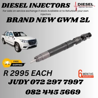 Brand New GWM 2L Diesel Injectors