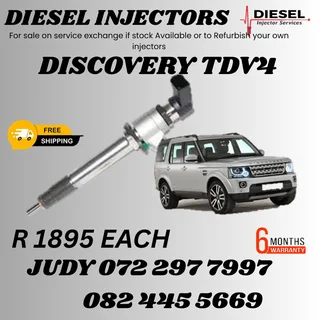 Discovery TDV4 Diesel Injectors