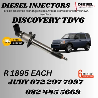 Discovery TDV6 Diesel Injectors