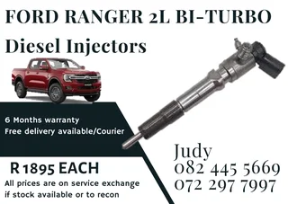 Ford Ranger 2L BI-Turbo Diesel Injectors
