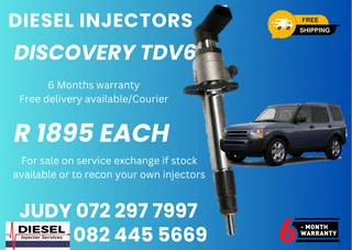 Discovery TDV6 Diesel Injectors