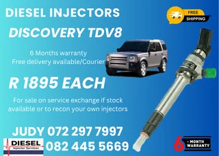 Discovery TDV8 Diesel Injectors