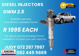 GWM 2.5 Diesel Injectors