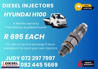 Hyundai H100 Diesel Injectors