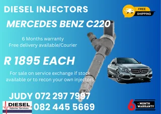 Mercedes Benz C220 Diesel Injectors