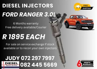 Ford Ranger 3L Diesel Injectors