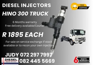 Hino 300 Truck Diesel Injectors