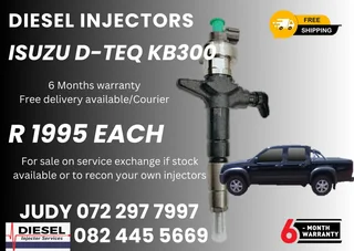 Isuzu D-TEQ KB300 Diesel Injectors