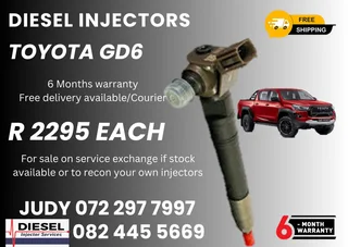Toyota GD6 Diesel Injectors