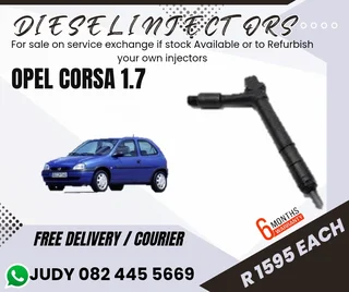 Opel Corsa 1.7 Diesel Injector