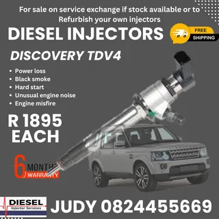 Discovery TDV4 Diesel Injectors