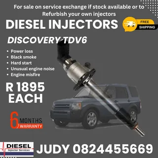 Discovery TDV6 Diesel Injectors
