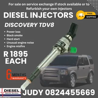 Discovery TDV8 Diesel Injectors