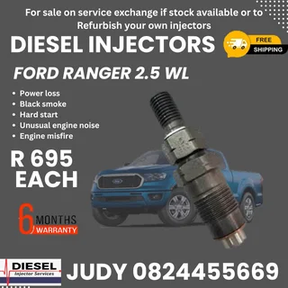 Ford Ranger 2.5 WL Diesel Injectors