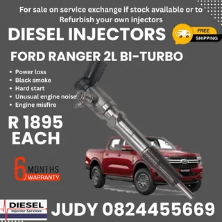Ford Ranger 2L Bi-Turbo Diesel Injectors