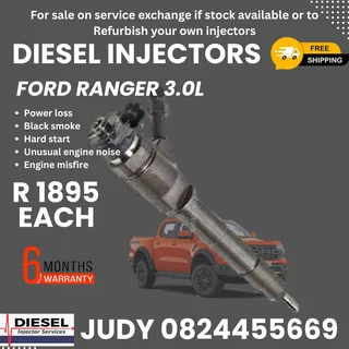 Ford Ranger 3L Diesel Injectors