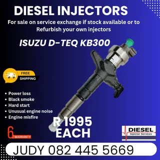 Isuzu D-TEQ KB300 Diesel Injector