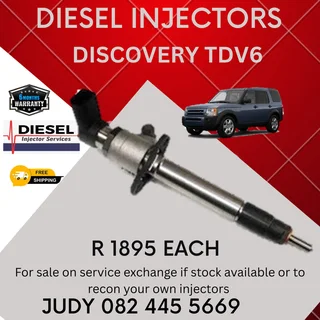 Discovery TDV6 Diesel Injectors