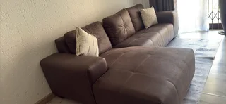 Leather couch