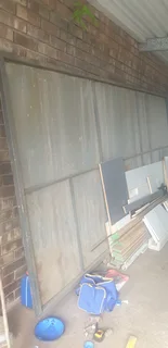 industrial galvanised gate