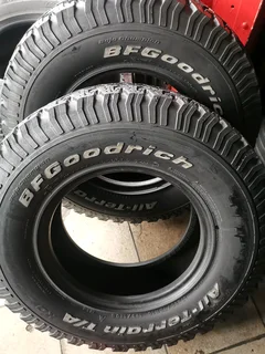 2x 265/75/16 Bf Goodrich all terrain ko