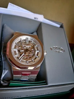 Rotary Regent Skeleton Automatic Watch - GB05495/06