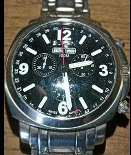 Stylish Mens Buren Chronograph Quartz watch