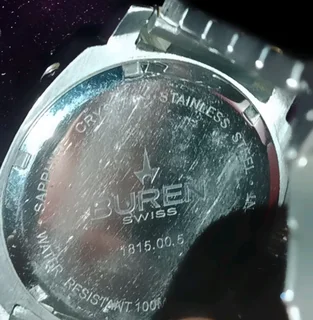 Stylish Mens Buren Chronograph Quartz watch