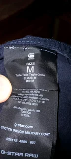 G-Star Crotch Military Coat (M)