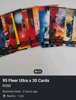 Rare Vintage Marvel DC Trading Card Collection