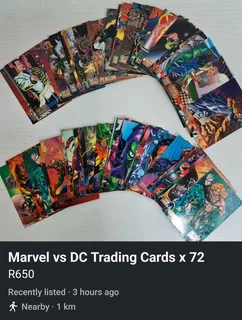 Rare Vintage Marvel DC Trading Card Collection