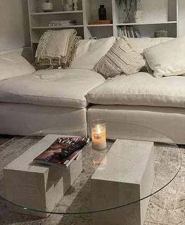 Custom Glass Coffee table