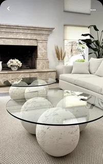 Custom Glass Coffee table