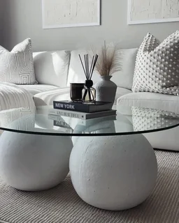 Custom Glass Coffee table