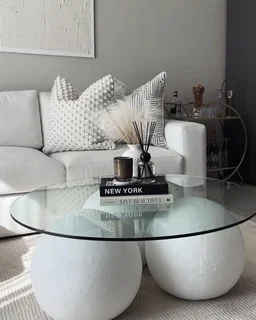 Custom Glass Coffee table