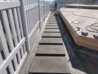 13MM AND 19MM BROWN AND GREY DECORATIVE PEBBLE STONES#BLOCK AND STONE#SUPPLY AND INSTALLATION.