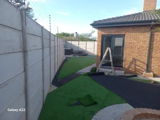 GO GREEN ALL YEAR ROUND#ARTIFICIAL GRASS LANDSCAPING SOLUTION#BLOCK AND TURF#SUPPLY AND INSTALL.