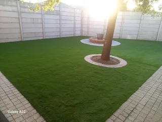 Go Green All Year Round#artificial Grass Landscaping Solution#block And Turf#supply And Install.