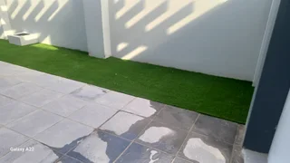 GO GREEN ALL YEAR ROUND#ARTIFICIAL GRASS#BLOCK AND TURF#SUPPLY AND INSTALLATION.