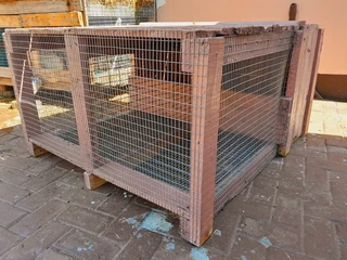 rabbit, dog, cat, bird, chicke cages