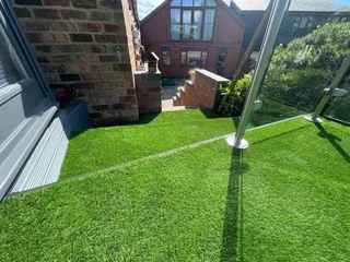 PAVING TURF BACKYARD